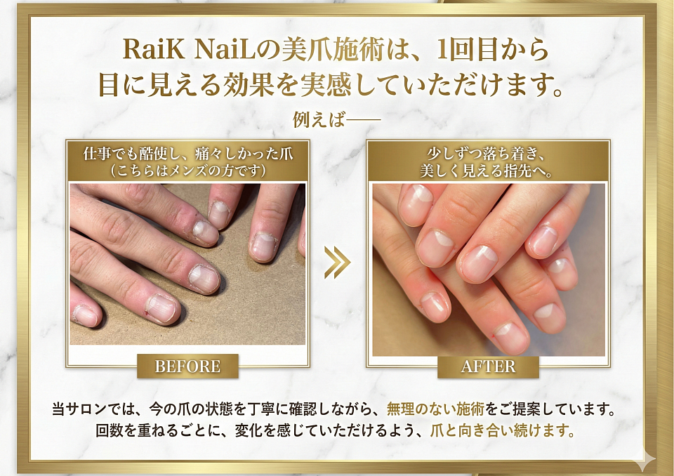 メンズネイルケア